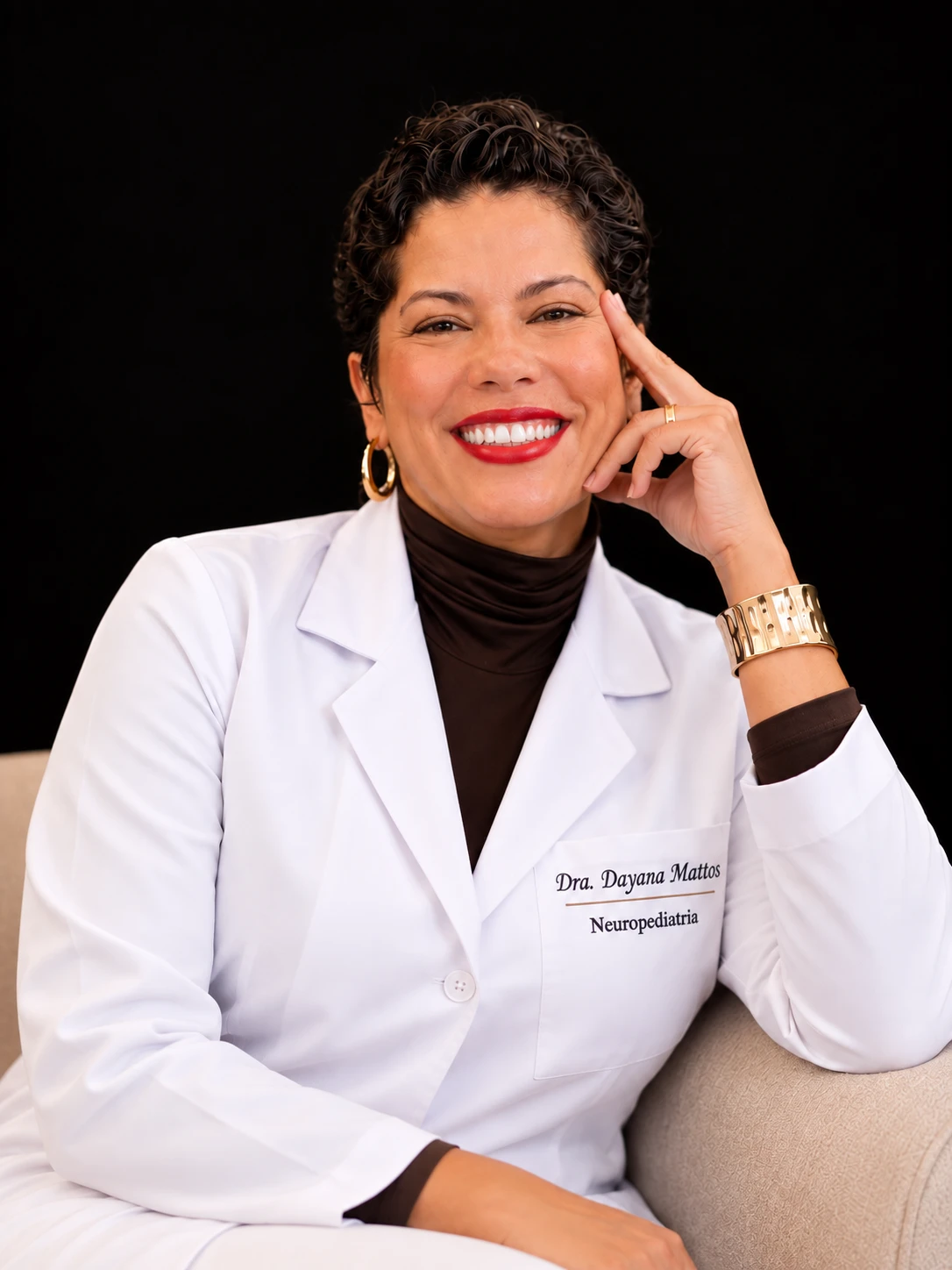 Dra. Dayana Mattos, neuropediatra, na Clínica Médica NeuroCare